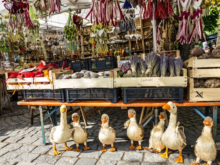 Viktualienmarkt Monachium